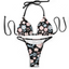 Custom Bikini Set - Adjustable Halter Top & Slimming Triangle Bottoms