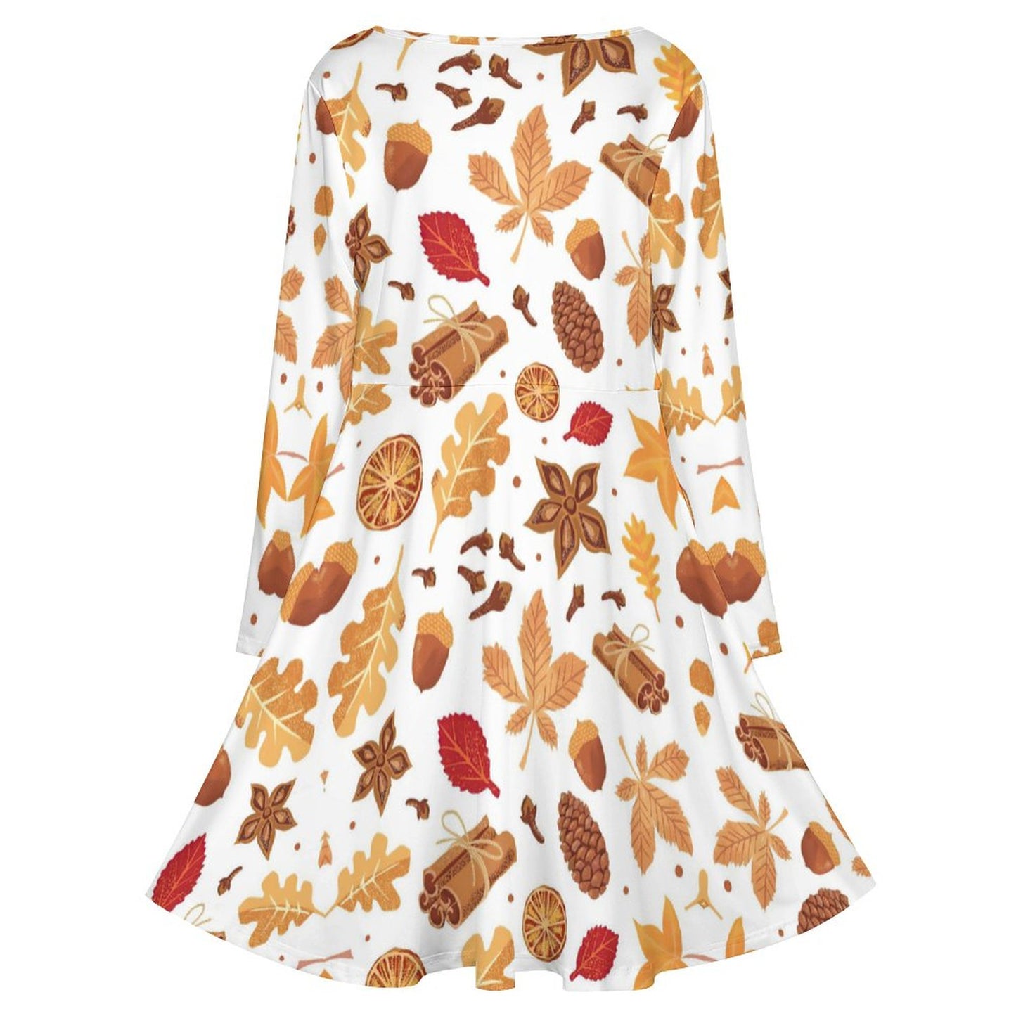 Custom Plus Size V-Neck Dress