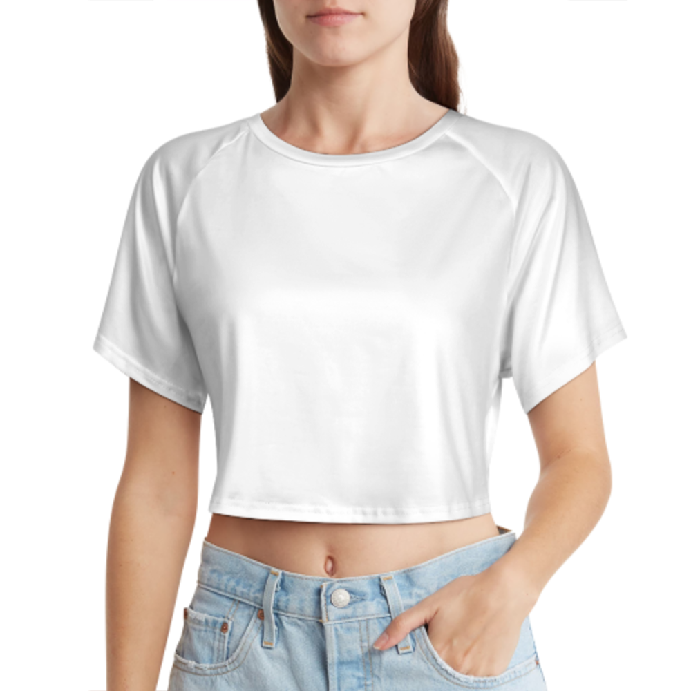 Custom Short Sleeved Navel Exposed For Women