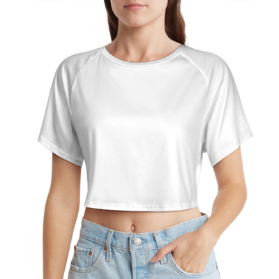 Custom Short Sleeved Navel Exposed For Women