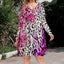 Custom Plus Size V-Neck Dress