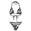 Custom Bikini Set - Adjustable Halter Top & Slimming Triangle Bottoms