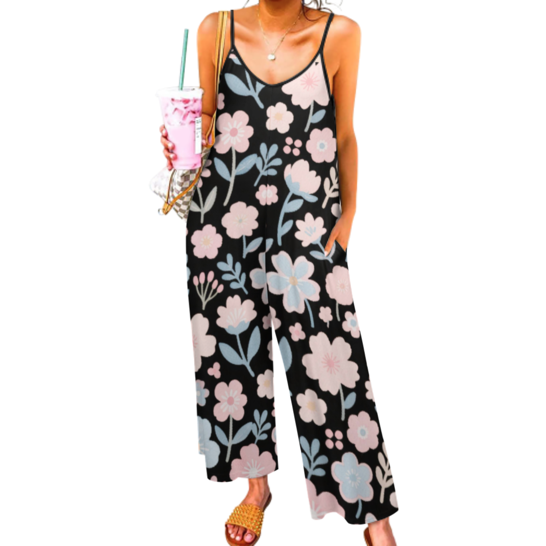 Customizable Strappy Jumpsuit