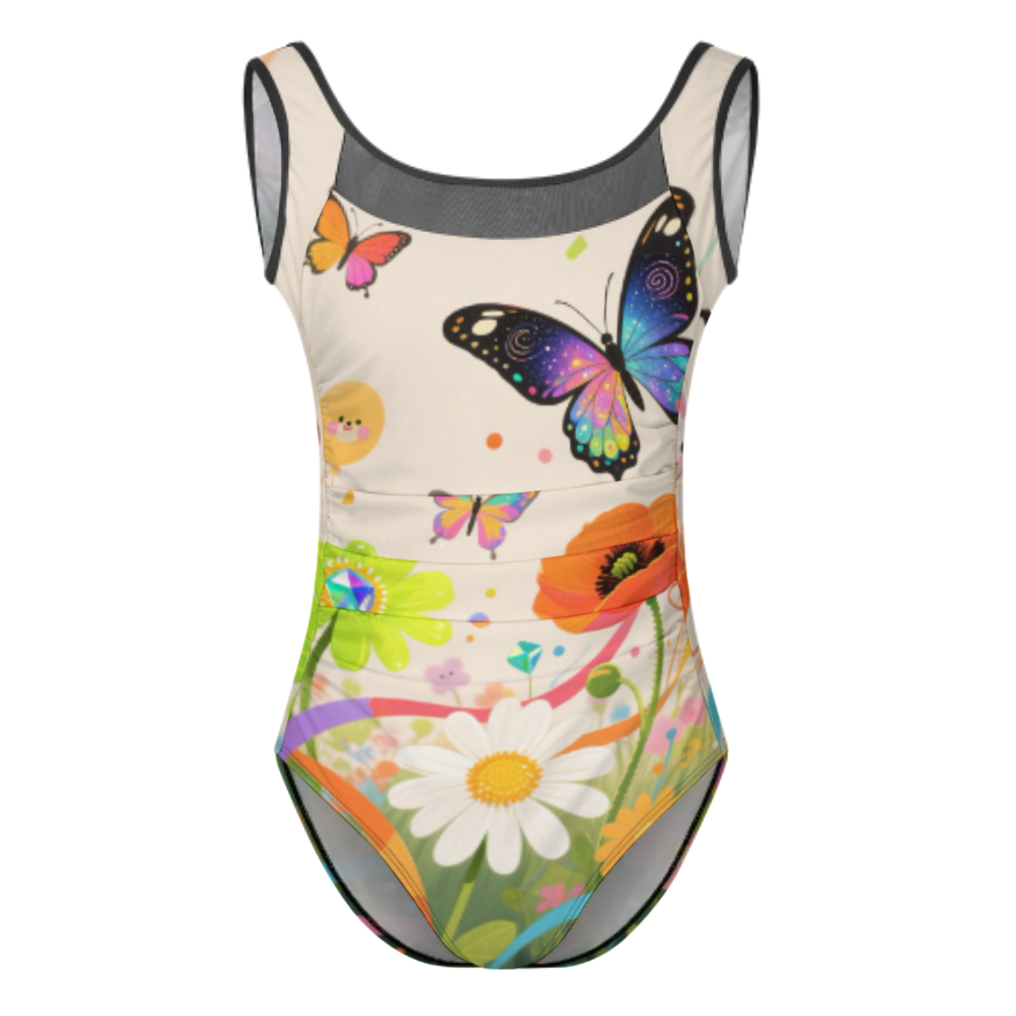 Customizable Swimsuit Fabric One-Piece
