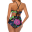 Custom Asymmetric Bikini Set - Detachable Padded Top & Hip-Enhancing High-Waist Bottoms