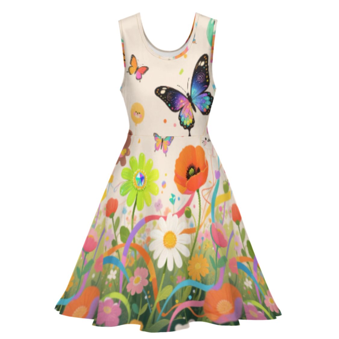 Custom Sleeveless Skating Dress