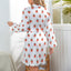 Custom Long Sleeve Belted Robe Nightwear For Women