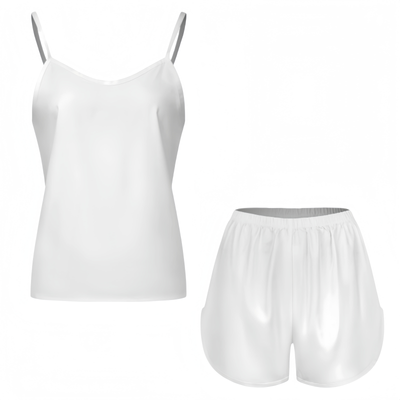 Custom Ladies Satin Camisole Pajama Set