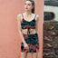 Custom Skirt Drawstring Suit
