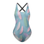 Customizable One-Piece Bikini with Padded Bra - Adjustable Double Strap