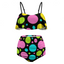 Custom Ruffle Bikini Set - Detachable Padded Top & Brazilian Cut Bottoms