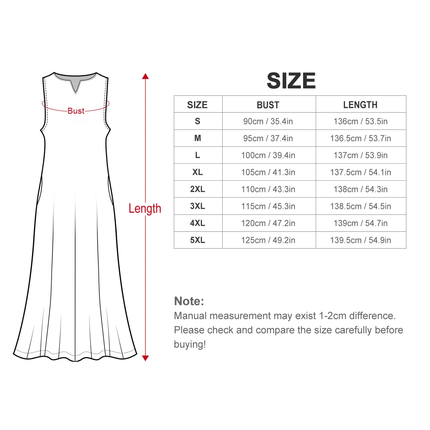 Custom Sleeveless Ankle Length Dress
