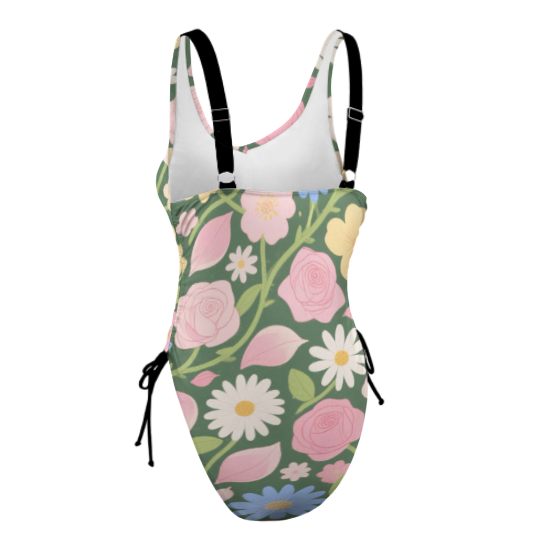 Customizable One-Piece Bikini Swimsuit - Personalized Graphics