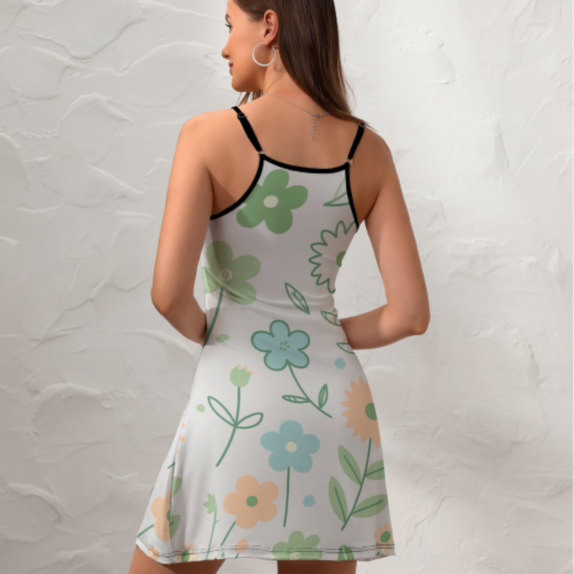 Customizable Summer Beach Dress with Slimming Silhouette