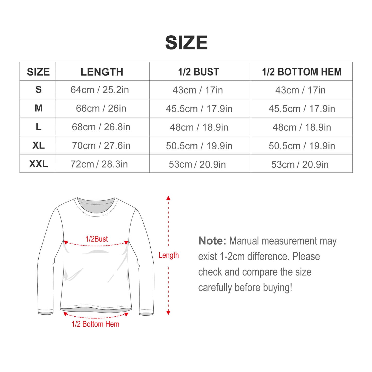 Custom Women's Long Sleeve T-Shirt