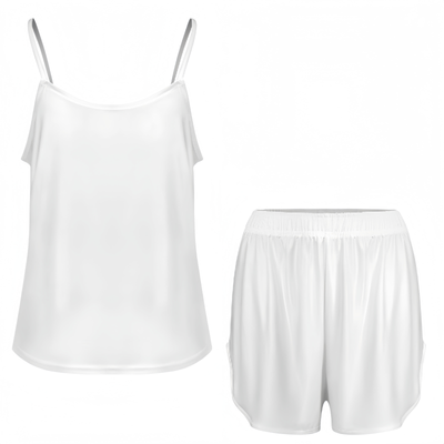 Custom Ice Silk Camisole Women's Pajama Set