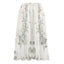 Custom Women's Double Chiffon Long Skirt