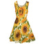 Custom Sleeveless Hemline Dress