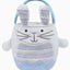 Personalized Embroidered Striped Plush Easter Basket
