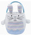 Personalized Embroidered Striped Plush Easter Basket
