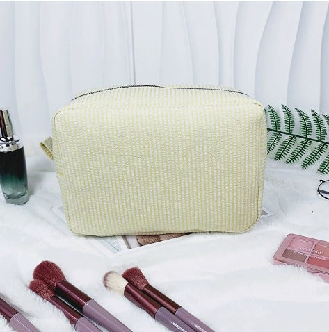 Monogrammed Embroidered Name Cosmetic Bag