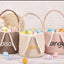 Personalized Embroidered Easter Bunny Basket for Kids