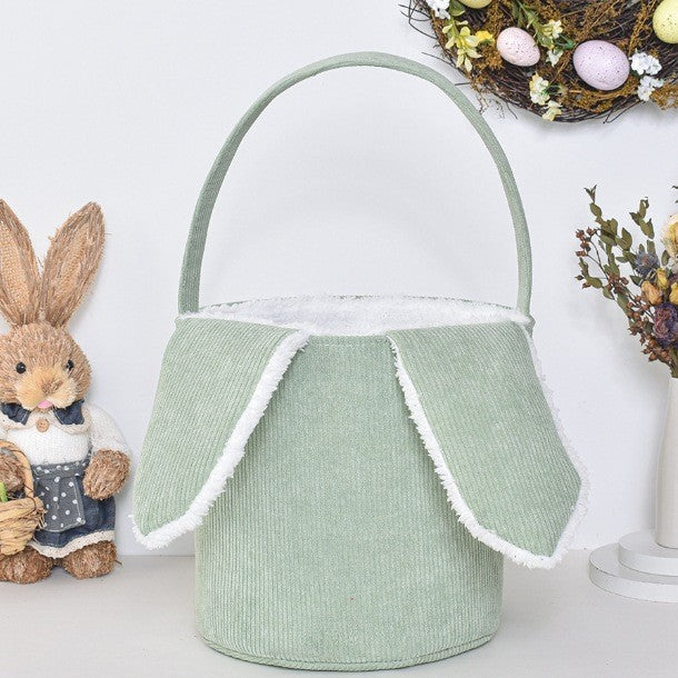 Personalized Embroidered Easter Bunny Basket for Kids