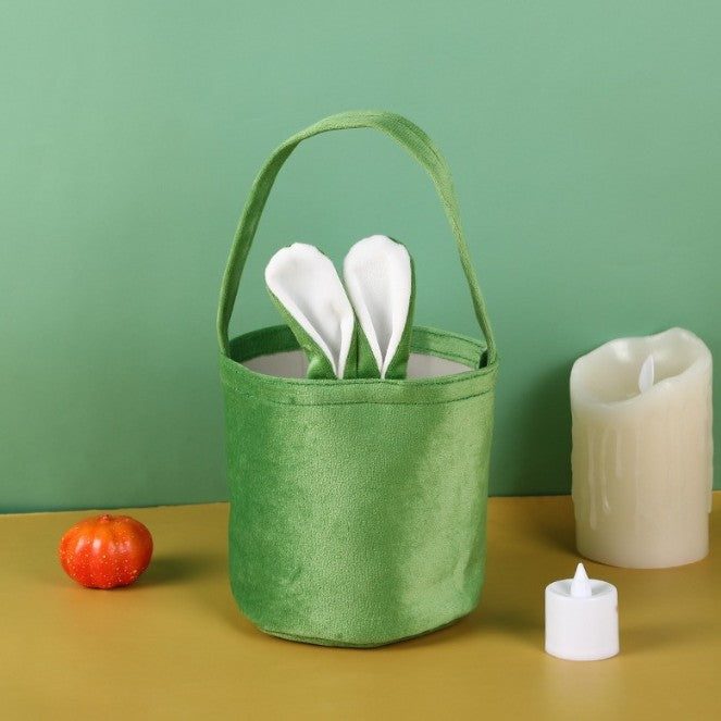 Personalized Easter Bunny Tote Bag Rabbit Ears Basket