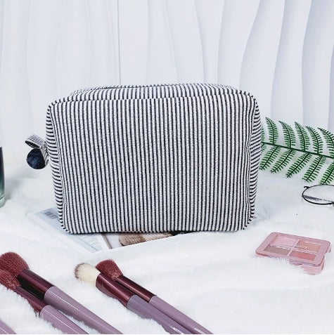 Monogrammed Embroidered Name Cosmetic Bag