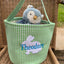 Personalized Cute Embroidered Easter Basket