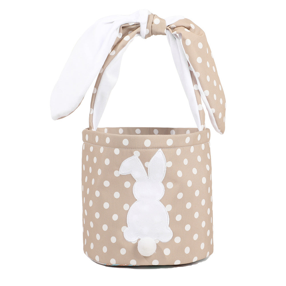 Personalized Easter Basket Custom Embroidered Easter Bunny Basket