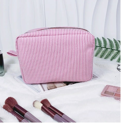 Monogrammed Embroidered Name Cosmetic Bag