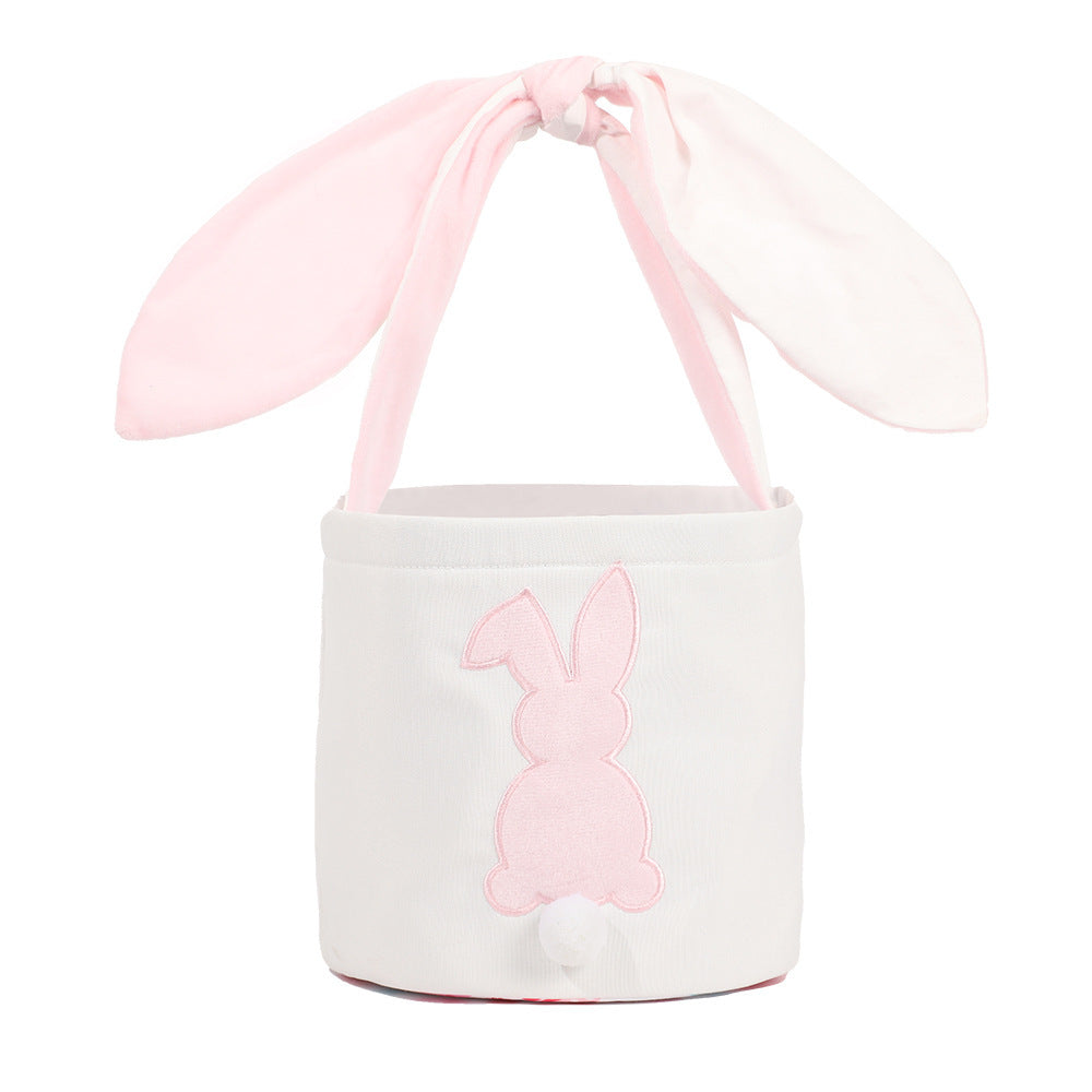 Personalized Easter Basket Custom Embroidered Easter Bunny Basket