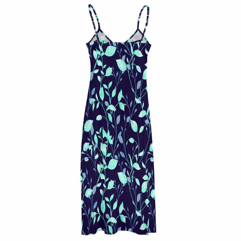 Custom Halter Ankle Length Dress