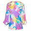 Custom Women's Ruffled Petal Sleeve Top