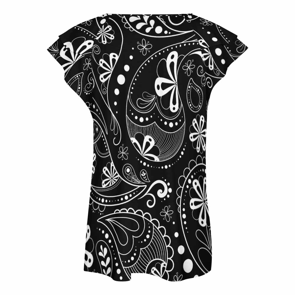 Custom V-neck T-shirt For Women