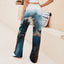 Custom Straight Loose Lace-Up Pants