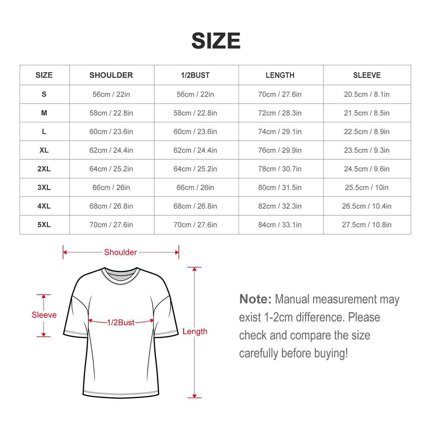 Custom Medium Sleeved T-shirt
