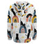 Custom Hooded Sweatshirt with Drop Shoulder Sleeves For Women