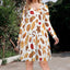 Custom Plus Size V-Neck Dress