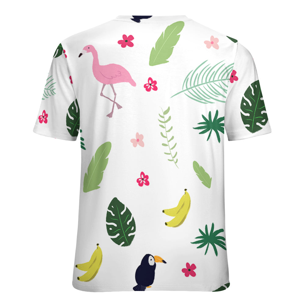 Custom Mid Sleeve Full Print T-shirt For Women