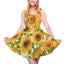 Custom Sleeveless Hemline Dress