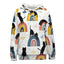 Custom Hooded Sweatshirt with Drop Shoulder Sleeves For Women