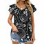 Custom V-neck T-shirt For Women