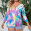 Custom Women's Ruffled Petal Sleeve Top