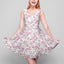 Custom Sleeveless Hemline Dress