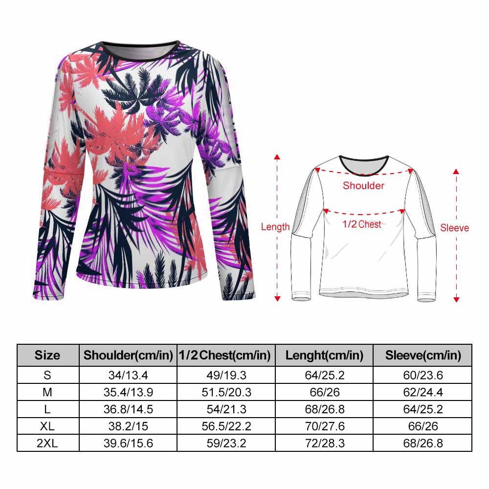 Custom Women's Crew neck Pullover T-shirt
