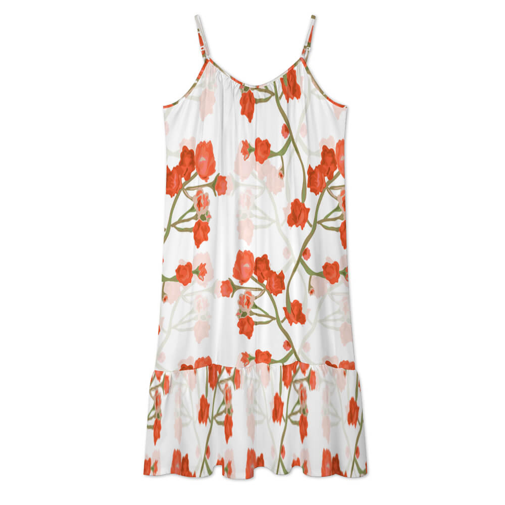Custom Suspender Halter Neck Dress