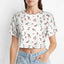 Custom Short Sleeved Navel Exposed For Women
