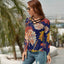 Custom V-neck Long Sleeve T-Shirt For Women